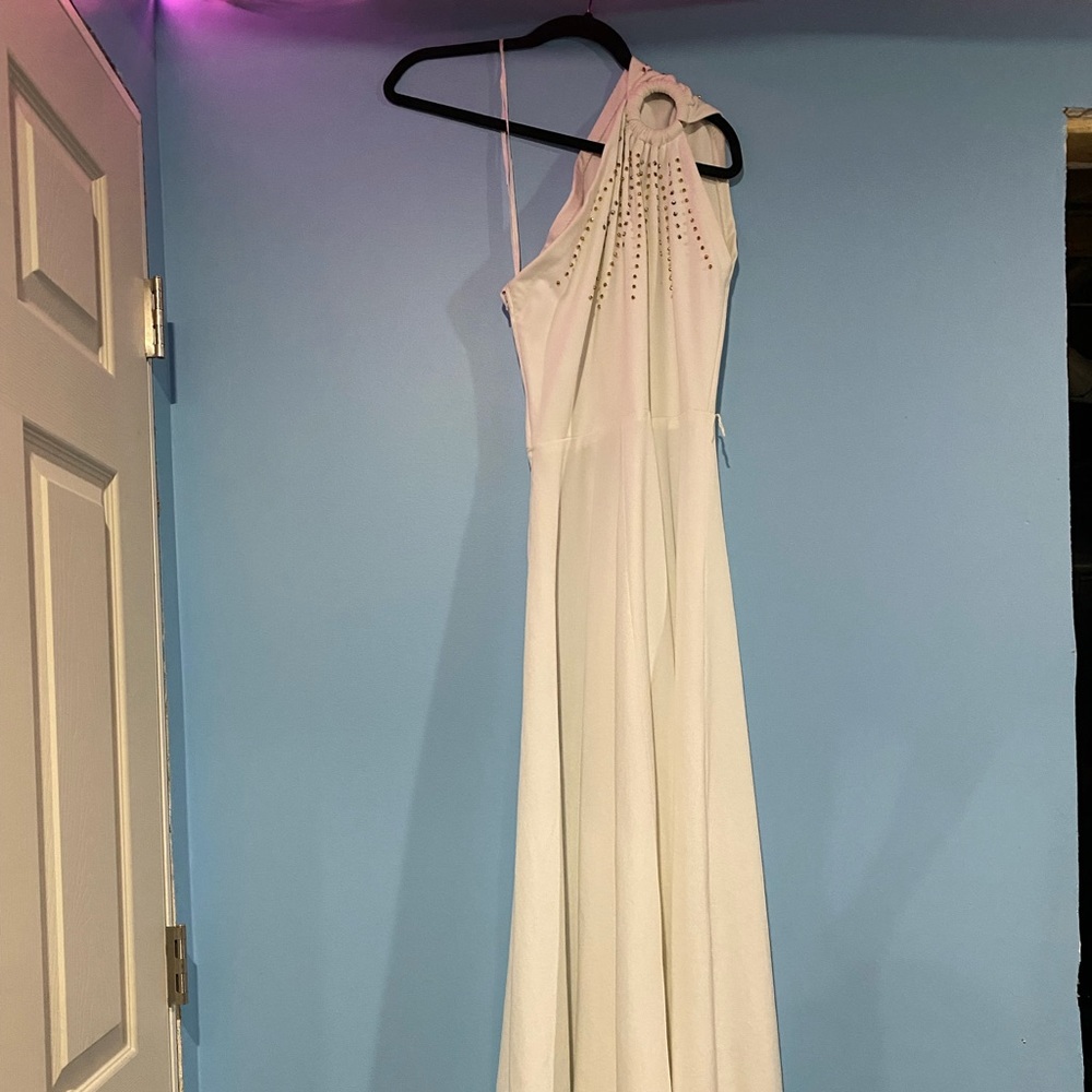 White Long Flowy Dress